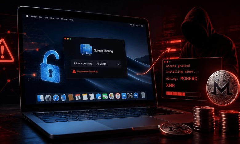 Falha no compartilhamento de tela do Mac é usada para minerar criptomoedas