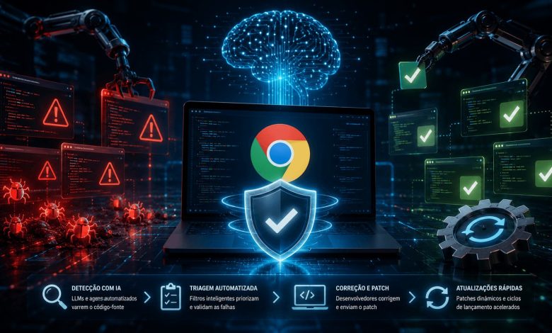 Google usa IA para detectar e corrigir mais de mil falhas no Chrome