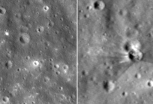 Sequência de imagens mostra antes e depois da colisão de foguete da SpaceX na Lua