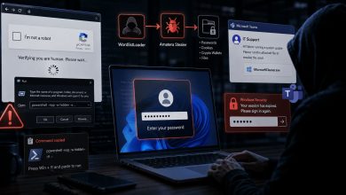 Novo golpe: testes falsos de verificação roubam senhas no Windows
