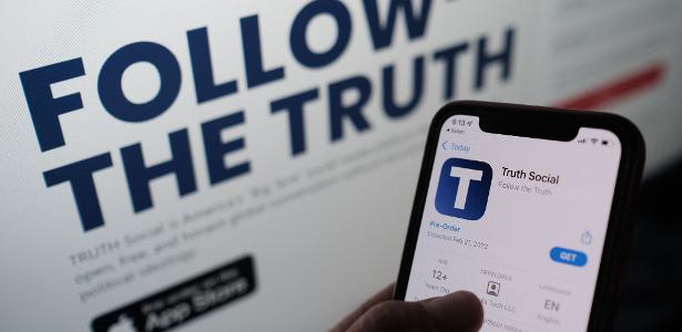 Truth Social é a rede social apoiada pelo ex-presidente dos EUA Donald Trump