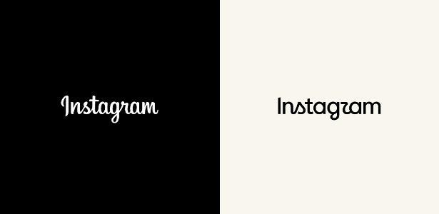 Instagram muda logotipo após dez anos; na imagem, o antes (esq.) e o depois (dir.)