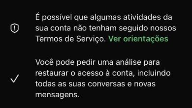Mensagem de bloqueio do WhatsApp apareceu para vários usuários hoje, 3 de agosto