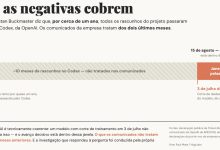 Ele colocou um ano de rascunhos no Codex. Quem investigou se isso importou foi a dona do Codex