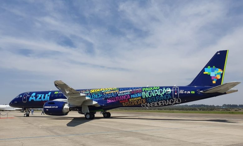 Falha em GPS usado por aviões da Embraer afeta voos da Azul