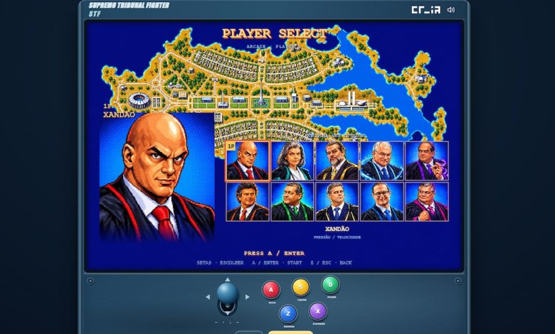 Polêmica envolvendo STF é transformada em game de luta feito com IA; veja como jogar
