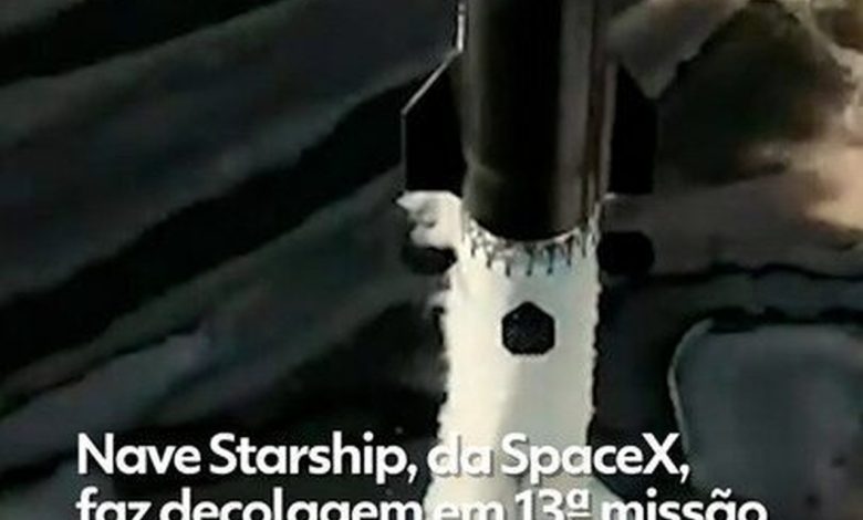 SpaceX anuncia novo voo de teste da Starship, nave criada para futuras missões à Lua e Marte