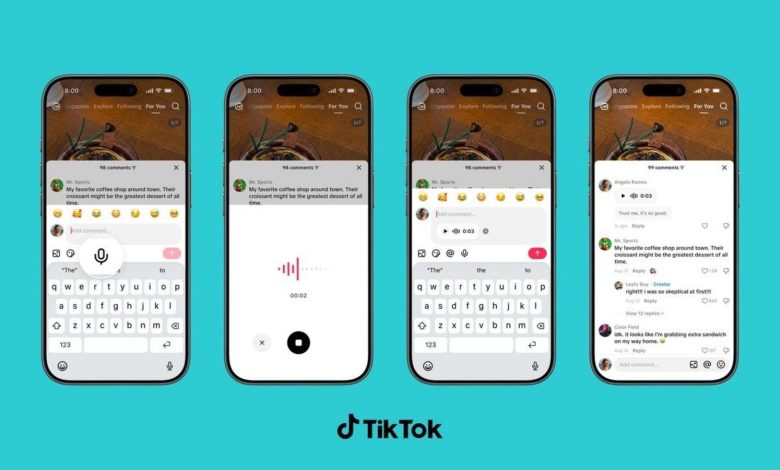 TikTok 'turbina' seção de comentários com mensagens de voz e mais novidades